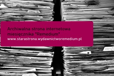 Archiwalna strona internetowa czasopisma Remedium