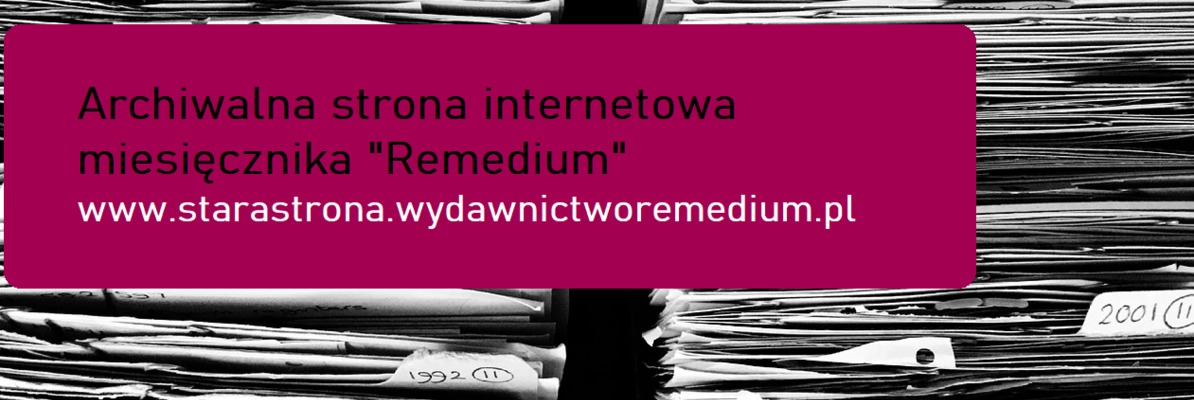 Archiwalna strona internetowa czasopisma Remedium