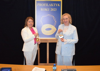 Laureatki Złotego Ogniwa 2023: Agnieszka Jagieło oraz dr Kinga Kusiak-Witek